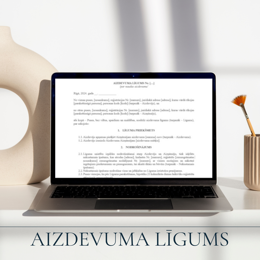 Aizdevuma līgums starp juridiskām personām (ar nodrošinājumu)