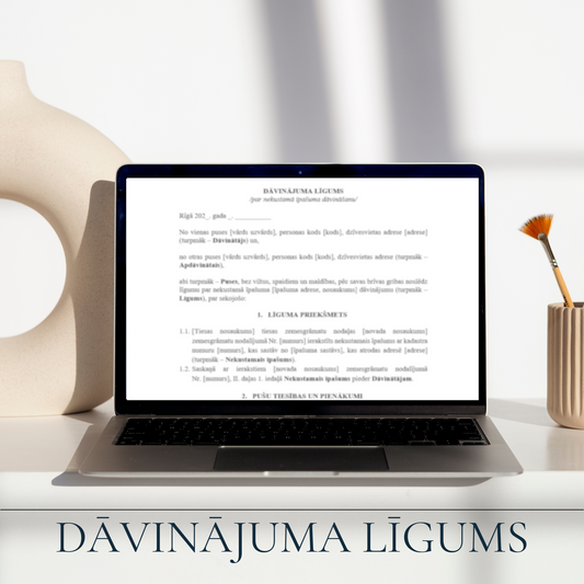 Nekustamā īpašuma dāvinājuma līgums