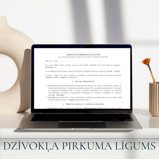 Dzīvokļa pirkuma līgums starp fiziskām personām