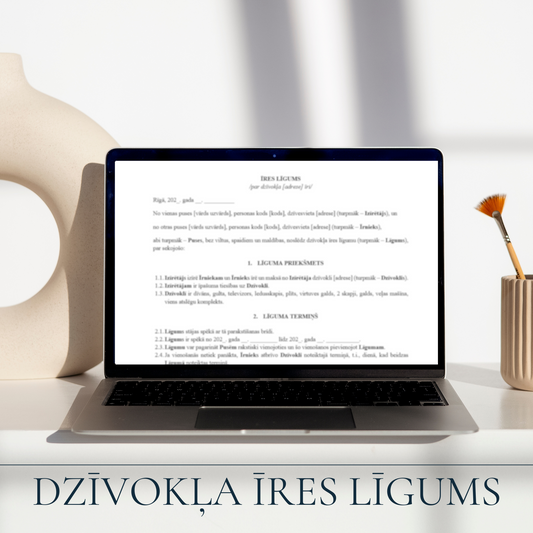 Dzīvokļa īres līguma komplekts